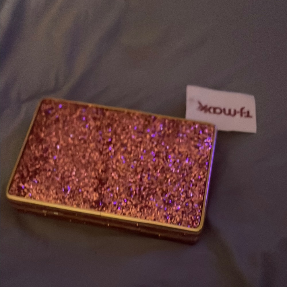 Pink Glitter Clutch
